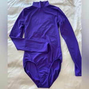 Balera Vibrant Long Sleeve Purple Dancewear Leotard